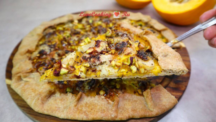 Галета с тыквой и сыром Дор Блю