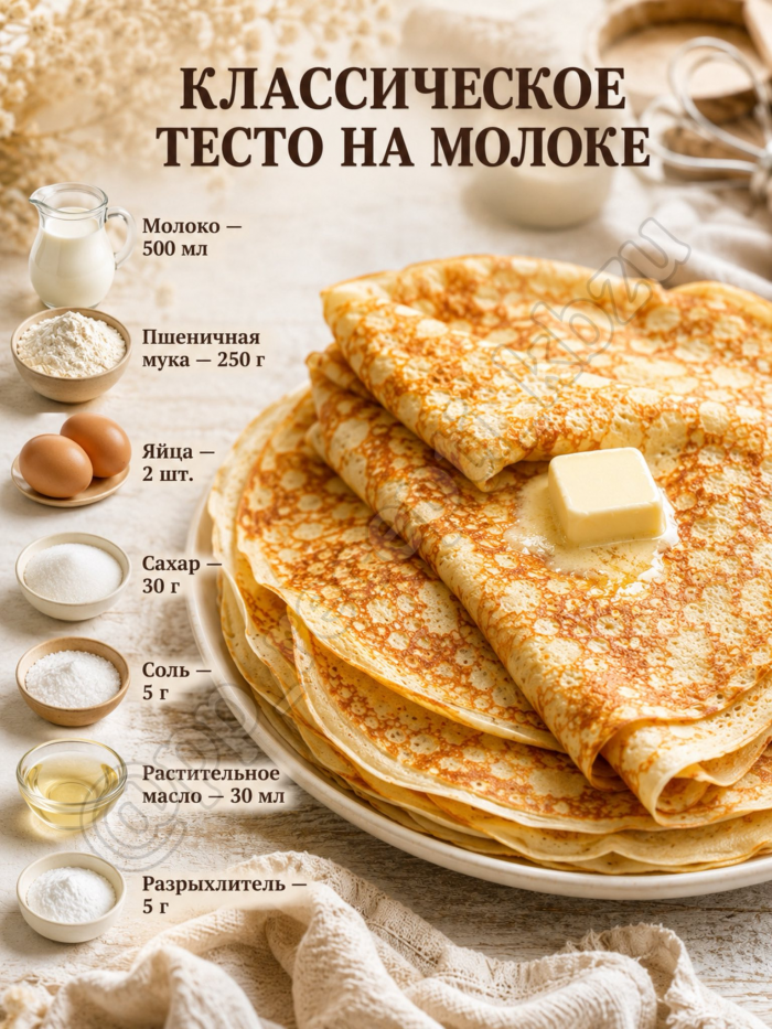 Кулинария>6 вариантов теста, которые точно стоит сохранить !