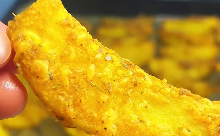 Хрустящая картошка дольками. пПонравится всем даже больше мяса