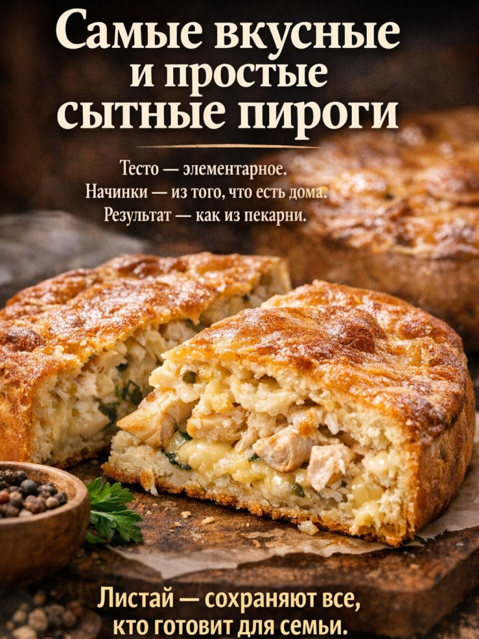 Кулинария>Сытные пироги!