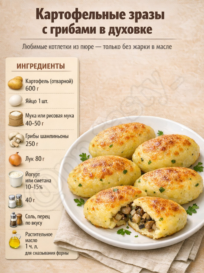 Кулинария>5 горячих блюд из картофеля !