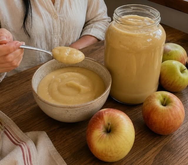 Кулинария>Яблочное пюре со сгущёнкой!
