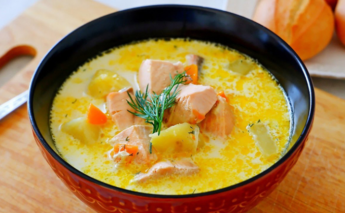 Сливочная уха по-фински: идеально для холодов и просто сделать