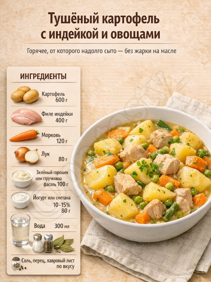 Кулинария>5 горячих блюд из картофеля !