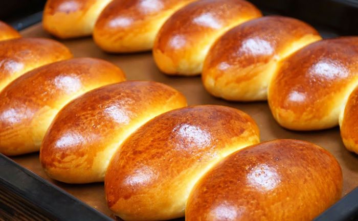 Пирожки «Пуховые», совсем без дрожжей. Начинки столько, что почти как маленькие пироги