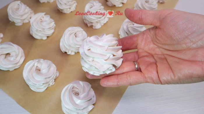 Заварной кофейный зефир