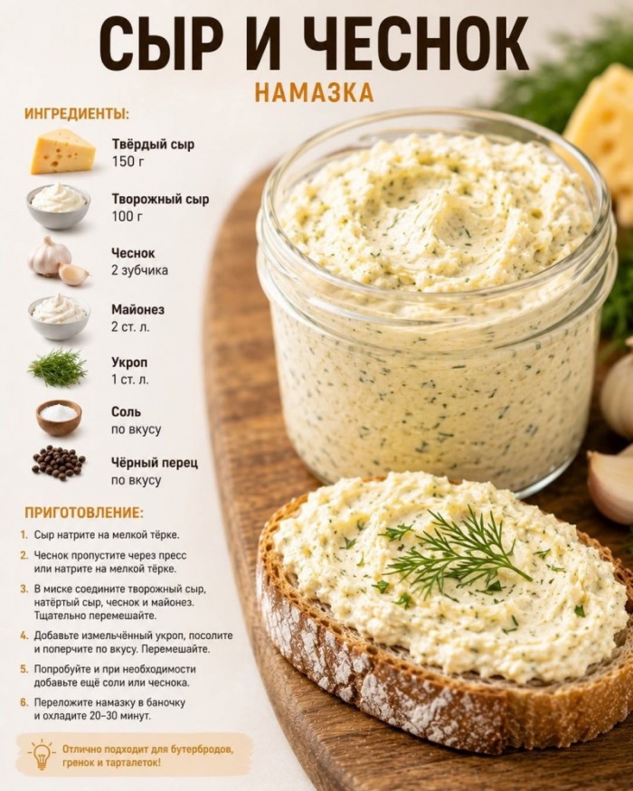Кулинария>Намазки на хлеб!