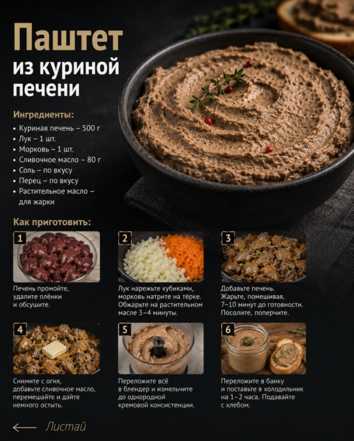 Кулинария>Куриная печень-5 домашних рецептов!