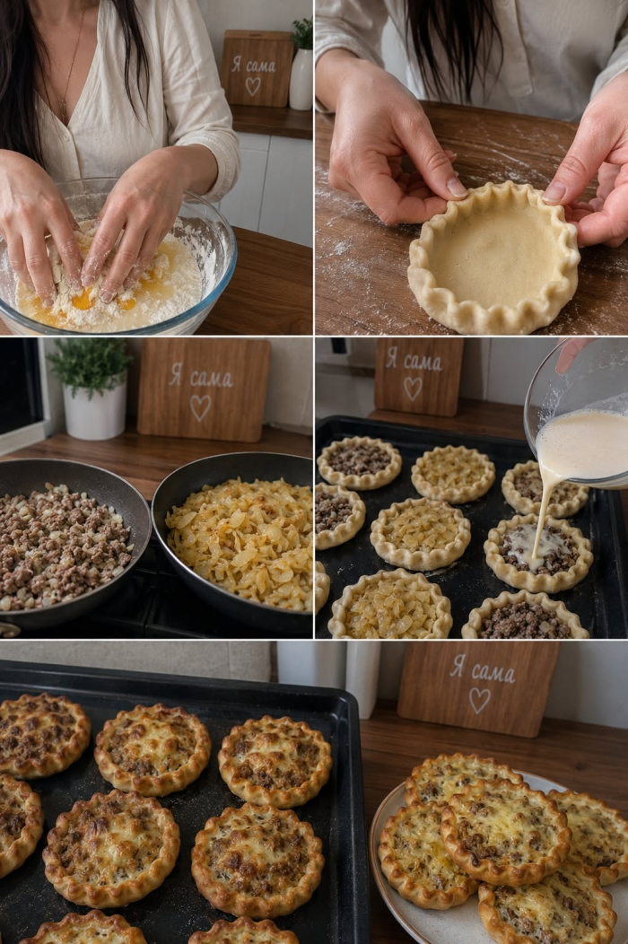 Кулинария>Перепечи с мясом и капустой !