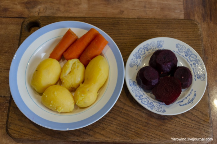 Винегрет с правильным соусом