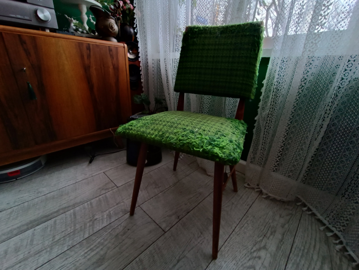 Элегантный красавец из подобранного на мусорке оборвашки: отреставрировала легендарный стул "Гера" из ГДР (модель 32 из 60-х гг)