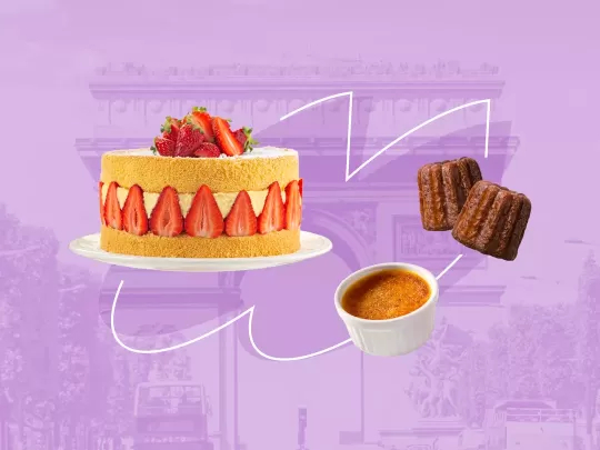 6 национальных десертов Франции / Канеле, фрезье и крем-брюле от королевского повара