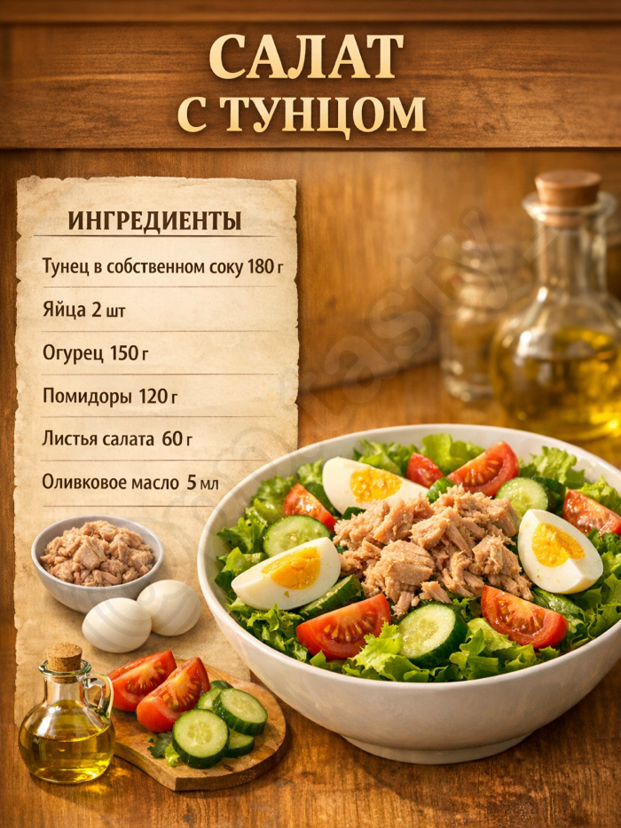 Кулинария>5 БЕЛКОВЫХ САЛАТОВ ДЛЯ УЖИНА !!