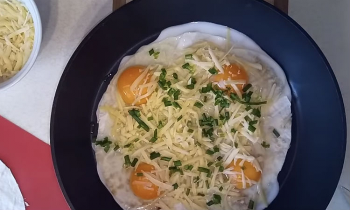 Берем лаваш и получаем моментальный сытный завтрак