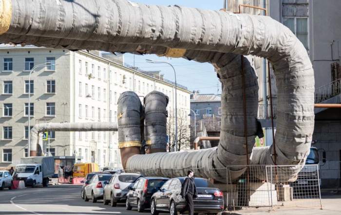 В Петербурге продолжается реконструкция тепломагистрали "Полюстровская"