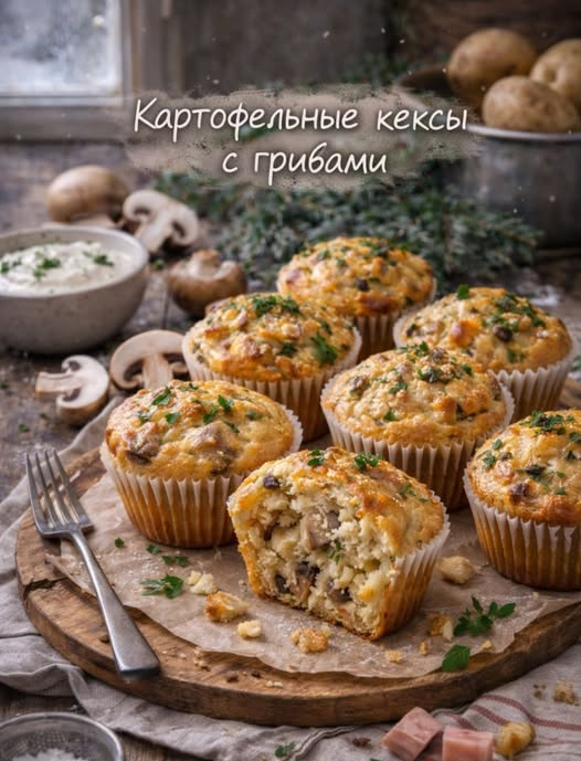 Кулинария>Картофельные кексы !