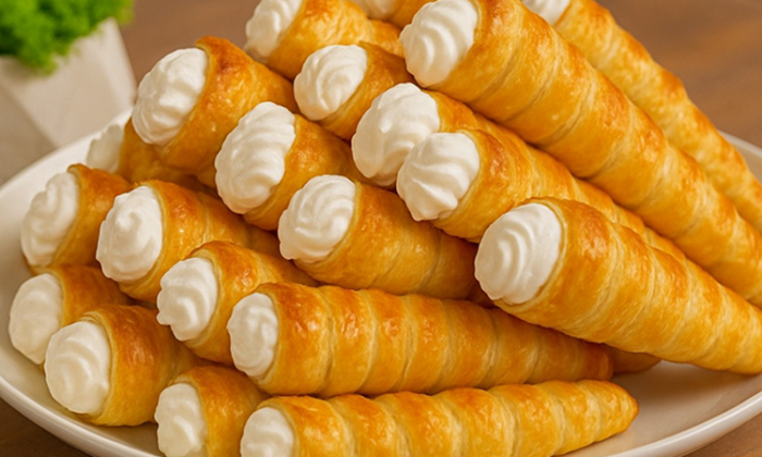 Вкуснее любого торта: нежнейшие трубочки с невероятным кремом, воздушным как облако