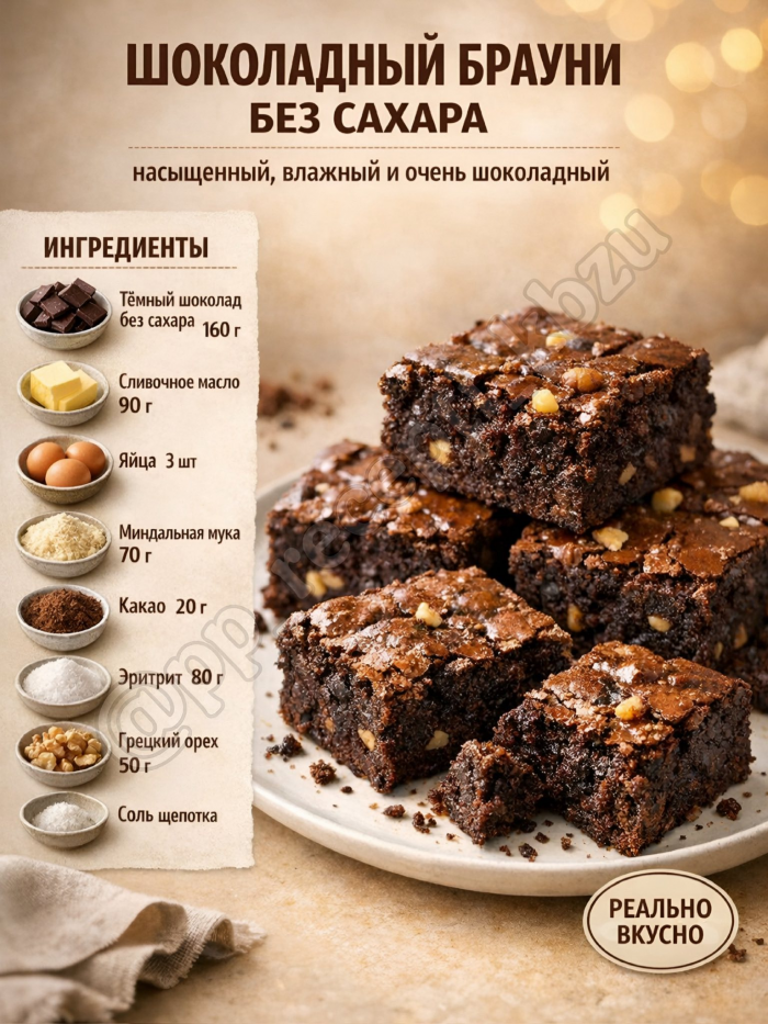 Кулинария>5 десертов без сахара!