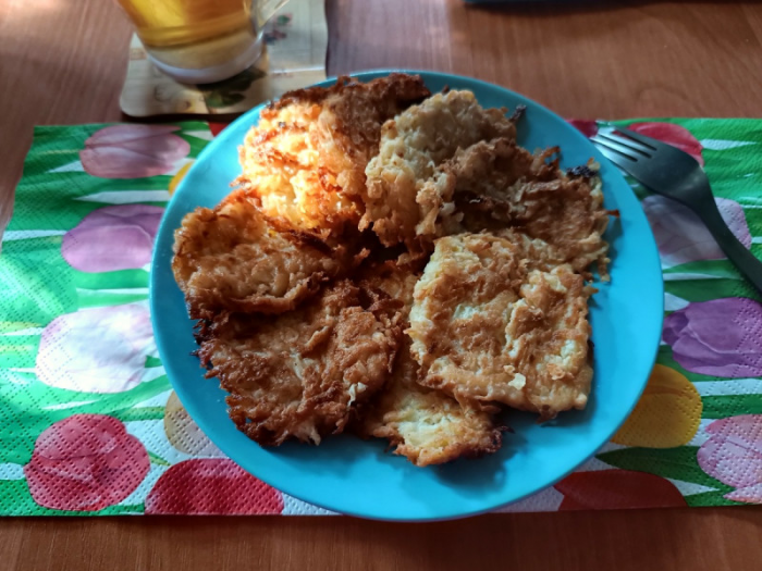 Кабачковые драники. Быстро и вкусно