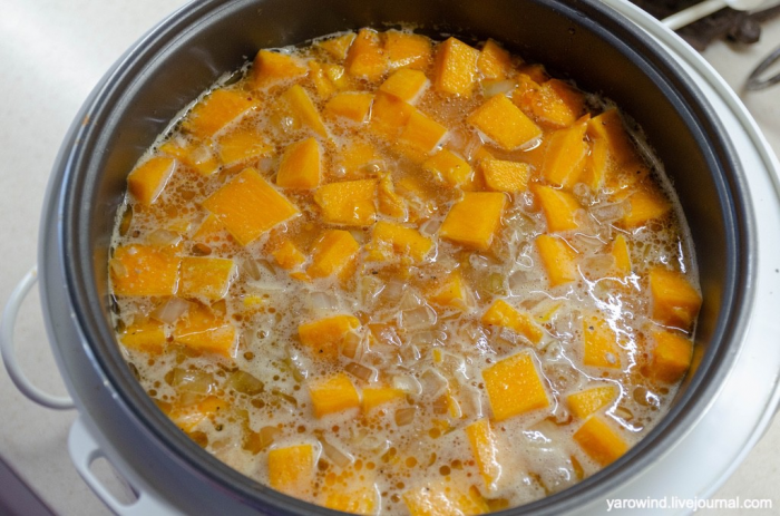 Тыквенный суп с хрустящим беконом