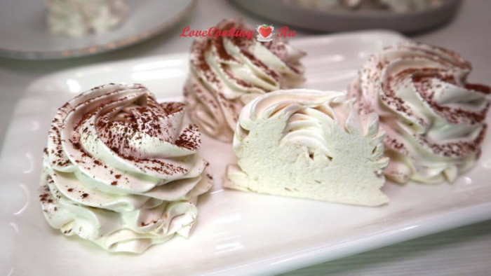 Заварной кофейный зефир