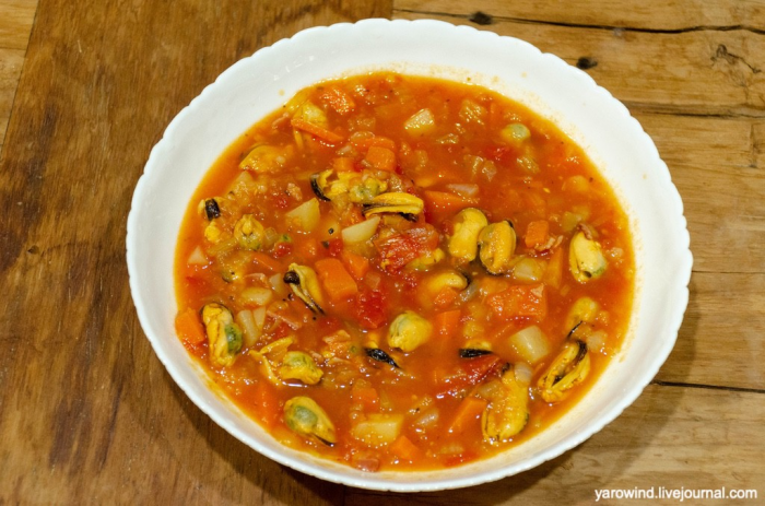 Манхэттенский клэм-чаудер