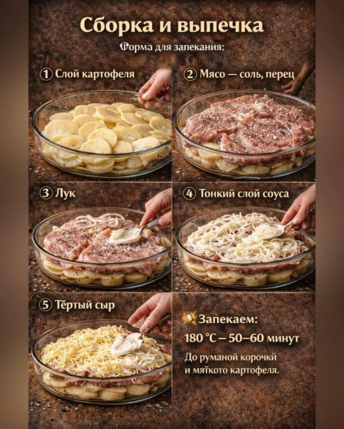 Кулинария>Мясо по-французски в духовке!