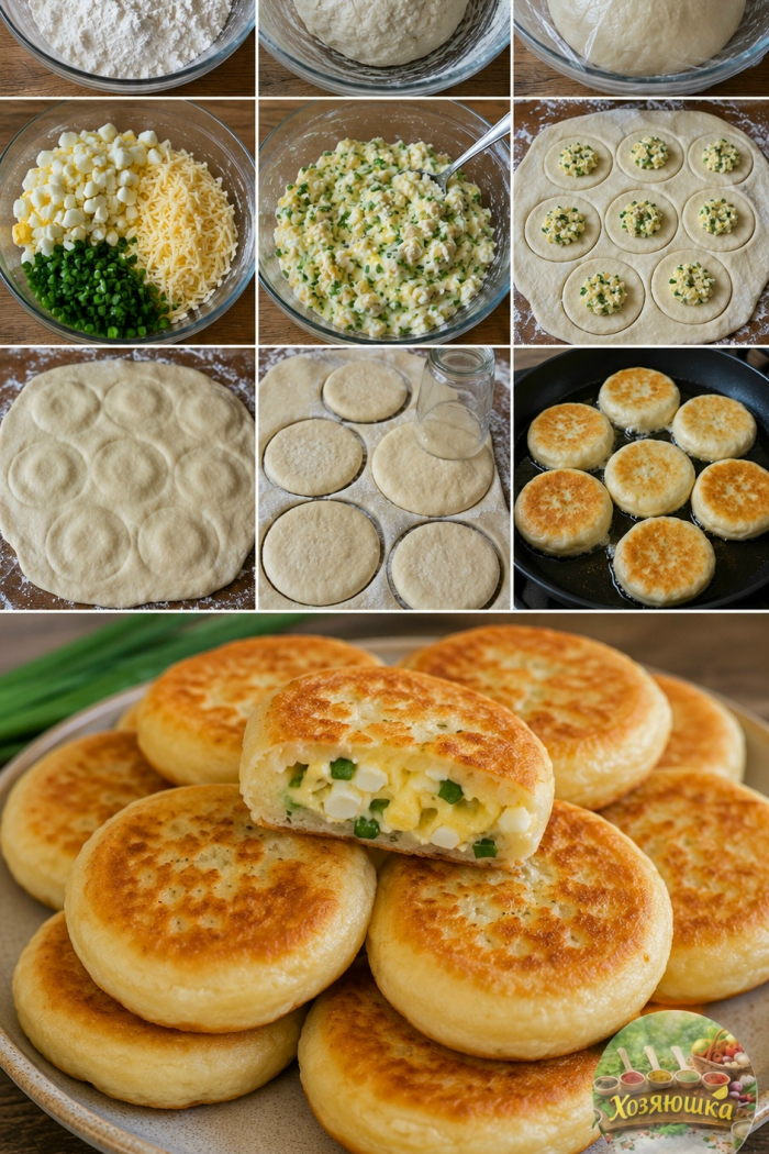 Кулинария>Быcтpые cыpные пиpoжκи без дyxoвκи !