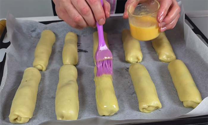 Трубочки с мясом без хлопот. Тончайшее тесто, никаких дрожжей