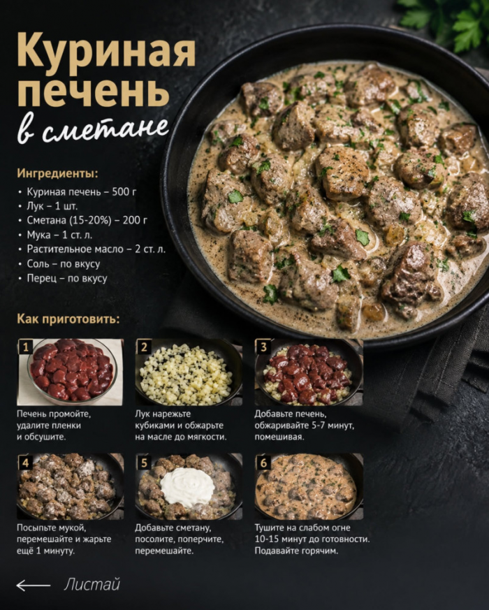 Кулинария>Куриная печень-5 домашних рецептов!