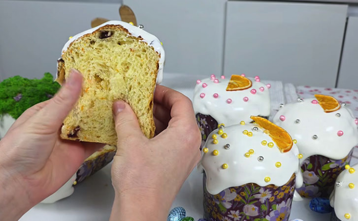 Рецепт сливочного кулича. Самая нежная паска под особой глазурью, влажная и не черствеет